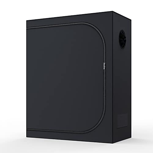 Topogrow Hydroponics 48"X24"X72" Indoor Grow Tent Diamond Reflective Mylar 4'X2' Grow Tents House Dark Room With Floor Tray Indoor Gardening For Indoor Plant Tent Growing System #TOP1