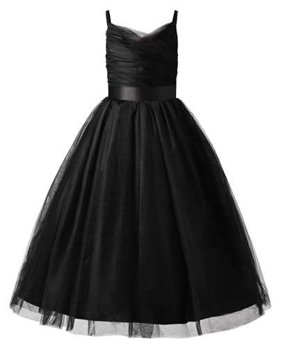 JerrisApparel Flower Girls Dress Wedding Pageant Tulle Dresses Birthday Party Ball Gown