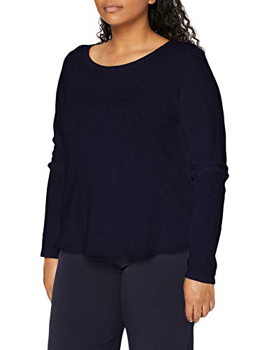 T-shirt long femme col bateau en coton bio pour éviter les hauts trop courts
