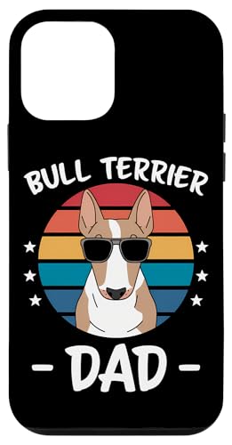 Coque pour iPhone 12 mini Meilleur Bull Terrier Dad Ever Funny Bull Terrier