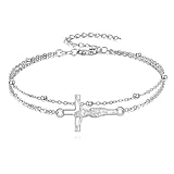 Design: il braccialetto con croce è dedicato alla croce e a Gesù. La croce è uno dei più antichi simboli religiosi e simboleggia il legame e la liberazione, la morte e la rinascita. I quattro fulcri della croce rappresentano il sé, la natura, la saggezza e un potere o un'esistenza superiore. Indossare questo braccialetto a croce ti darà fede, e questa fede ti porterà a una buona vita