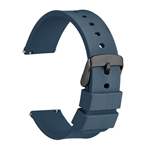 Sangle sport en caoutchouc 14mm-24mm avec boucle acier