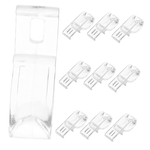 iplusmile 10 Piezas Ganchos de Fijación para Estores Enrollables Accesorios Resistentes de Pom para Cortinas con Cadena Kit Reparación Verticales Soporte Duradero para Repuestos Estores