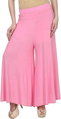 lovely india fashion Full Stretchable Solid Regular Shining Malai Palazzo for Womans and Girls-picture-20