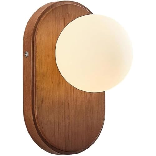 Lámpara moderna de cristal simple G9, apliques de madera para interiores, mesita de noche, dormitorio, salón, hotel, luces de pared para comedor y estudio