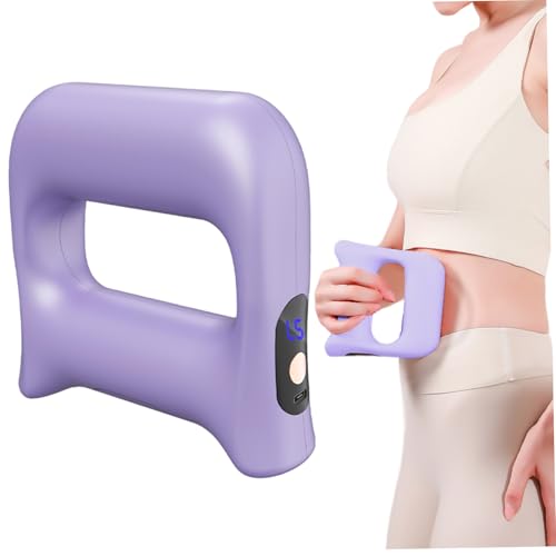 Anneau de yoga pour fascias violet pour relaxer le cou et le dos chez soi