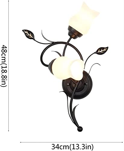 Lampe murale rustique unique E14 design chic décoration salon et entrée moderne