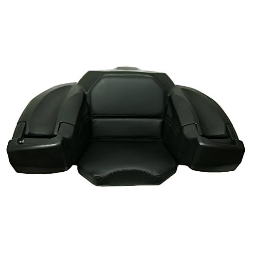 Resväska box bagagebox säte & handtag reservdel för/kompatibel med CF Moto CForce 450 500 520 550 800 820 850 1000