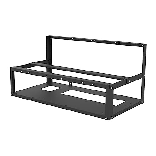 Soporte abierto para GPU Mikikit para minería con espacio para fuente miniatura 1