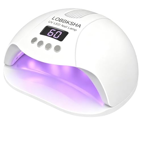 UV LED Nail Lamp, 280W Fast Curing Gel Nail Dryer for Gel Polish, Rhinestone Glue, Solid & Liner...