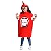 DSplay Kids Mustard Ketchup Costume Halloween Party (7-9 years, red)