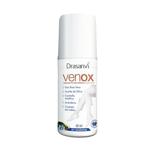 DRASANVI VENOX ROLL ON Aloe Vera Germe Trigo Menta + Castanho da Índia - Vegano - 60 ml