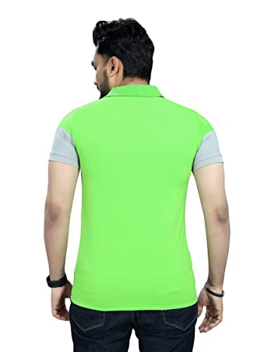 Image of Men's Regular Fit Striped Polo T-Shirts