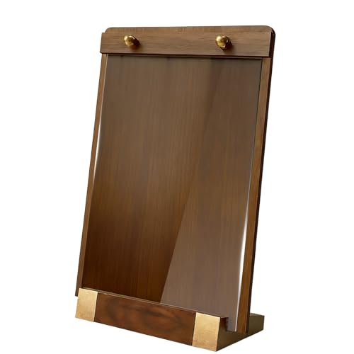 Skylthållare Ställ - Utställningsram Med Träbas - Genomskinlig Bilderam Med Bordställ För Flygblad - För Användning Inom Affärer Kommersiella Båsar Säljare Fester Bröllop Affischer Flygblad