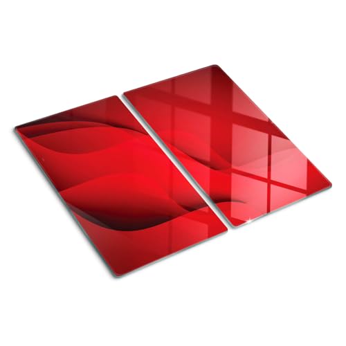 Planche à découper en verre résistant à la chaleur 2 pièces 30x52 pour décoration moderne - 2