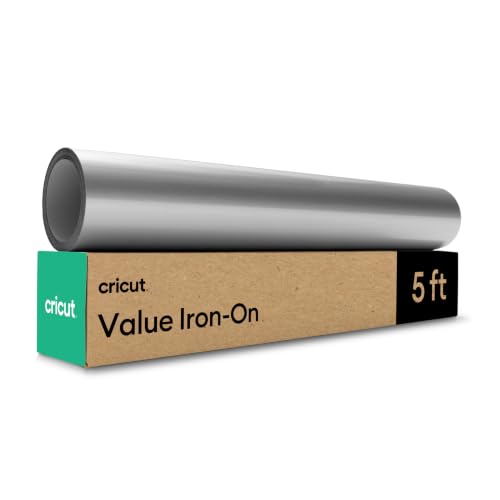 Image of Cricut HTV Heat Transfer Vinyl | 1.5 m |Dark Grey | Iron-On HTV Vinyl for Fabric, Perfect for Custom T-Shirts & DIY Clothing | HTV Heat Transfer Vinyl