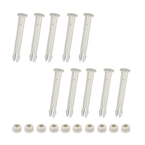 Zueyen 10 pasadores de plástico para juntas de piscina y sellos de goma, repuesto de conector de piscina, para piezas de repuesto de marco e Intex (7 cm)