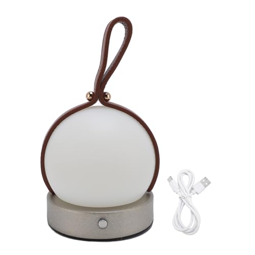 Srliya Lámpara de Camping Lámpara de Mesa Recargable Portátil 3 Modos de Color Luz Inalámbrica con Batería USB para Uso en el Hogar Camping Al Aire Libre