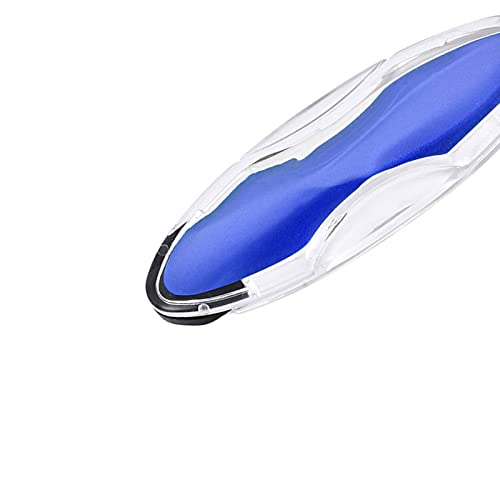 Image of Static Dissipative Keychain - [ Static-Free ] Electrostatic Discharge Resin Conductive Antistatic Key Ring, Blue