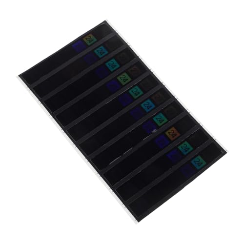 PartyKindom 10-Pack Aquarium Thermometer Strips Fish Tank Temperature Test Strips for Home Brewing Stick-on Temperature Display for Kitchen Appliances