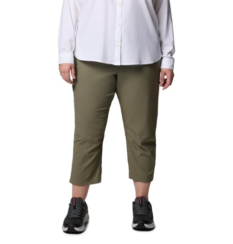 Columbia Leslie Falls Capri II pour femme pantalon vert pierre