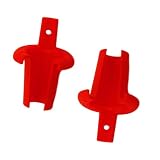 ARYEIELLSOW 02-55035 Anti-Short Bushing 5/16 Inch FMC,AC Cable Bushing for 14/2,12/2 AC Wire,Plastic(80 Packs)