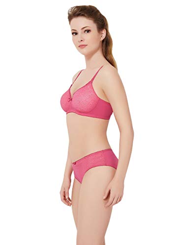 Image of Amante Lace Padded Non-Wired Full Coverage T-Shirt Bra
