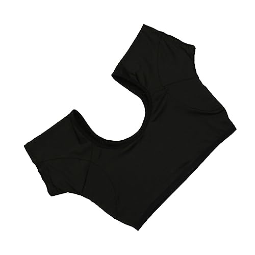 Gilet Anti-transpiration Sous les Bras, Pull à Manches Courtes Absorbant la Transpiration, Gilet Anti-transpiration Lavable Sous les Aisselles pour Femmes Filles (Noir)