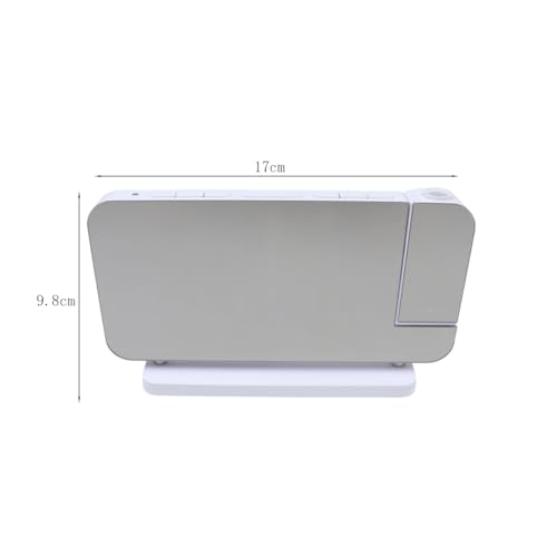 Radio proyector despertador para dormitorio y oficina Ubric 8
