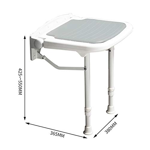 LIULIFE Seggiolino da Doccia Sgabello Pieghevole
