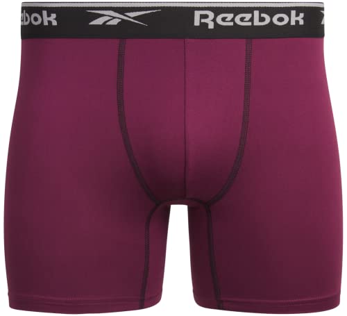 Reebok Men's Sport Soft Performance Boxer Briefs (3 Pack)