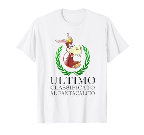 Maglia Premio ULTIMO Classificato Fantacalcio, Fanta ASINO Maglietta