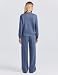 PINSPARK Damen Jogginganzug Zweiteiler Weites Bein Tracksuit Marineblau M