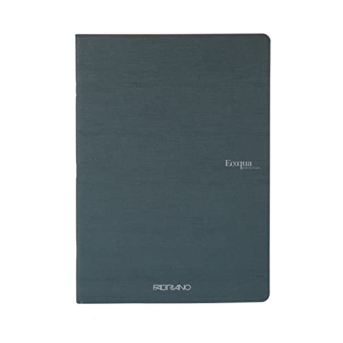 Carnet à reliure agrafée Fabriano vert foncé au papier raffiné