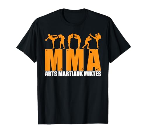 MMA Kickboxing Boxe Arts Martiaux Mixtes Sport Homme Cadeau T-Shirt