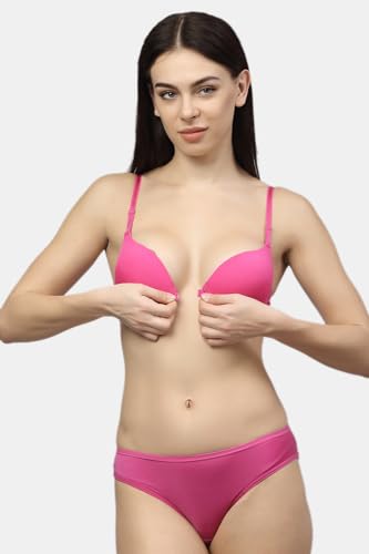 Image of Quttos PrettyCat Printed Front Open Underwire Sexy Pushup Bra