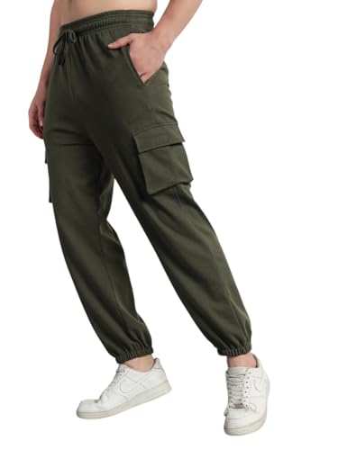 Image of Q - RIOUS Men Cargo || Men Cargo Pants || Men Cargo Pants Cotton || Cargos for Men, Black, 28