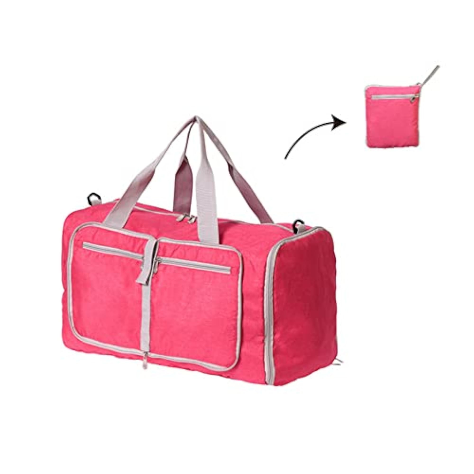 Waterproof Lightweight Workout Tote Bag, Rose Red