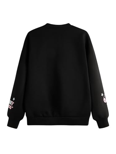 Men's Figure Graphic Y2k Sweatshirts Goth Long Sleeve Crew Neck Oversized Casual Pullover Top2