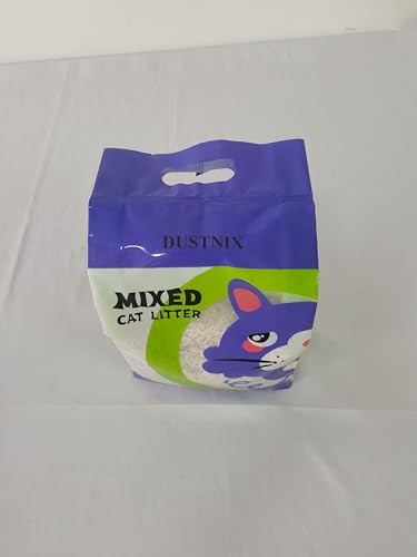 DUSTNIX Cat Litter Premium Long-Lasting Agglomerated Cat Litter with Freshener Activated Carbon