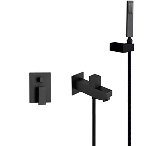 Tub taps et système de douche murale eau chaude froide plomberie encastrée
