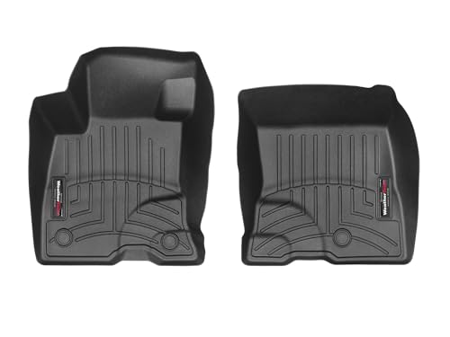 WeatherTech Dokładnie dopasowane dywaniki samochodowe kompatybilne z Ford Kuga Plug-In Hybrid 2019-22, czarne, 1. rząd
