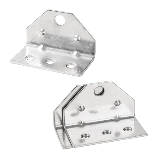 KATUNA 8 Pack Stainless Steel Trailer Bunk Brackets, Adjustable Top Angle Swivel Mounts for Bolster Boards by KATUNA - Used condition - Image 2
