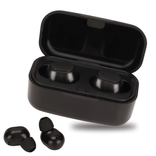 Auriculares Traductores Inalámbricos, Auriculares Traductores de Voz en Tiempo Real Compatibles con 84 Idiomas, Auriculares Inalámbricos Verdaderos con Contenedor de Carga, para Llamadas de(Negro)
