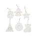 12 wooden PAINT YOUR OWN unfinished Christmas ornaments