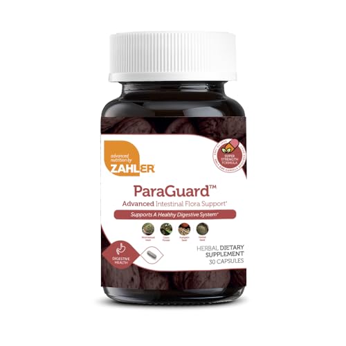 Zahler - ParaGuard Capsules - Gut Health Supplement - Formula has Wormwood, Garlic Bulb, Pumpkin Seed, Clove & More - Natural Support for Humans - Certified Kosher 30 Count