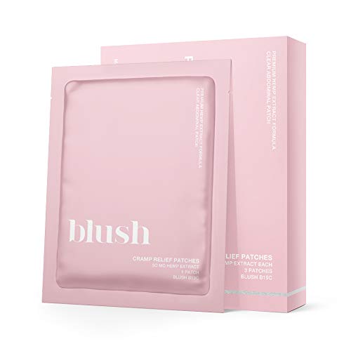 Blush Broad Spectrum Cramp Relief Patch, Pain Relief, Transdermal Cramp Patch, Time-Released, Menthol