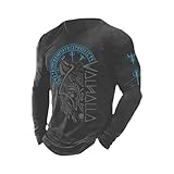Design : pull avec motifs nordiques/celtiques et col rond