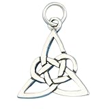 Wholesale Charms Trinity Triquetra Celtic Endless Knot 925 Solid Sterling Sterling Silver Charm DIY Crafting