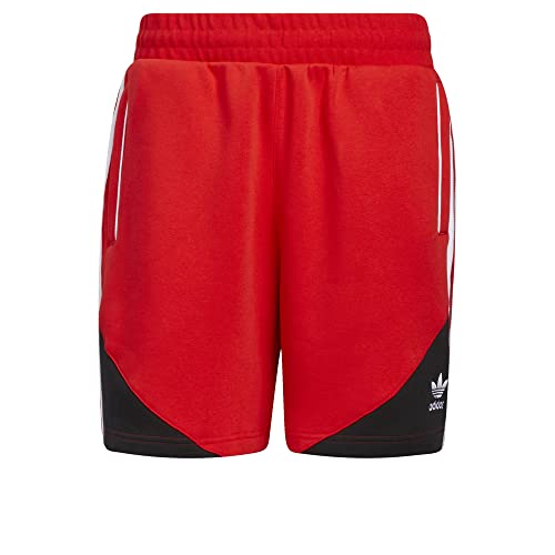 Shorts fleece adidas Originals Superstar XL rouge noir - vêtement sportswear homme taille XL